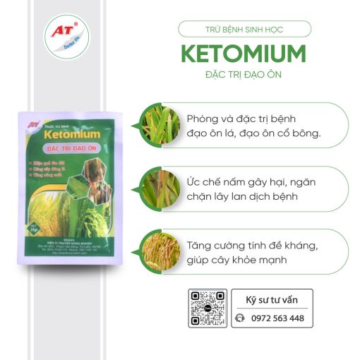 ketomium dặc trị dạo ôn